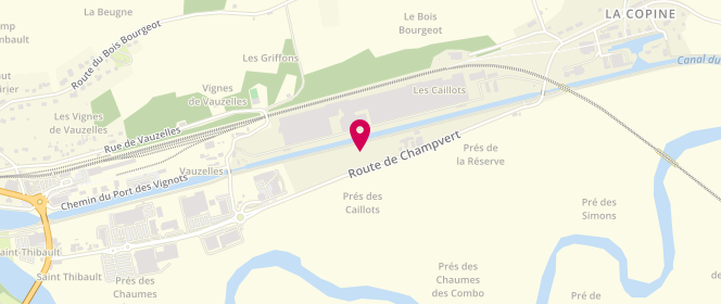 Plan de Carrefour Market, Route de Champvert, 58300 Decize