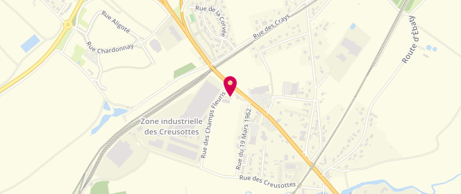 Plan de Eni Chagny, 19-21 Route de Chassagne, Route Nationale 6, 71150 Chagny