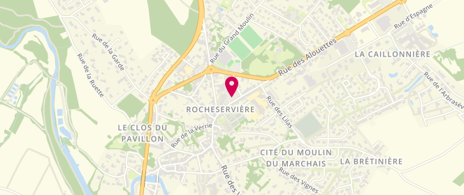 Plan de Intermarche Rocheserviere, Route de Vieillevigne, 85620 Rocheservière