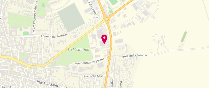Plan de Intermarché, Route de Bourges, 36100 Issoudun