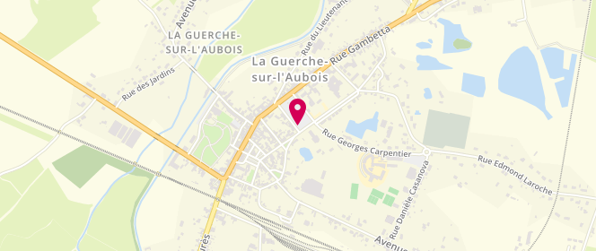 Plan de Atac la Guerche Sur l'Aubois, 34 Rue Jean Comté, 18150 La Guerche-sur-l'Aubois