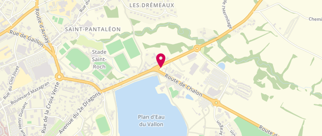 Plan de Access - TotalEnergies, 2 Route de Beaune, 71400 Autun