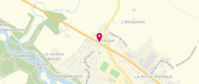 Plan de Access - TotalEnergies, Route Nationale 149 - la Trique, 85290 Saint-Laurent-sur-Sèvre