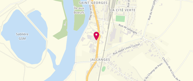Plan de Access - TotalEnergies, 58 Faubourg Saint Georges, 21250 Seurre