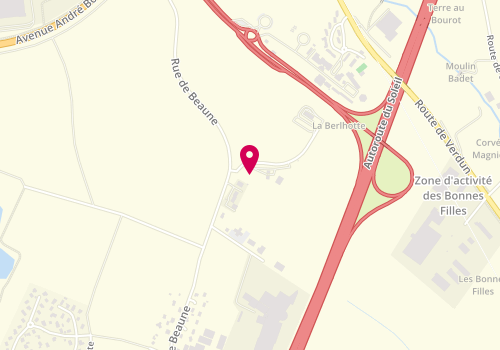 Plan de Station Leclerc Levernois, Zone Artisanale la Berlhotte - Route Départementale 113, 21200 Levernois