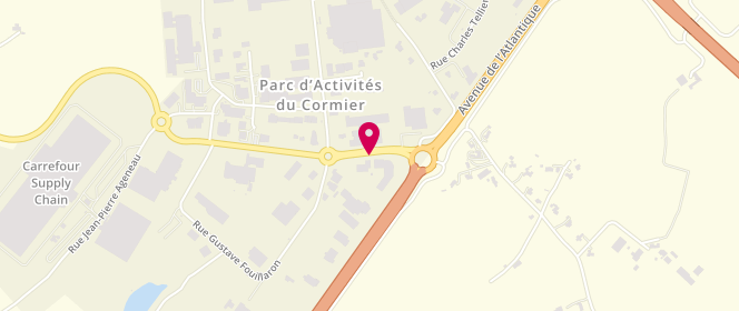 Plan de Access - TotalEnergies, Zone Industrielle Cormier - Boulevard Jean Rouyer, 49300 Cholet