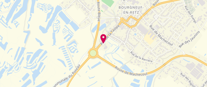 Plan de Access - TotalEnergies, Route de Bouin, 44580 Bourgneuf-en-Retz