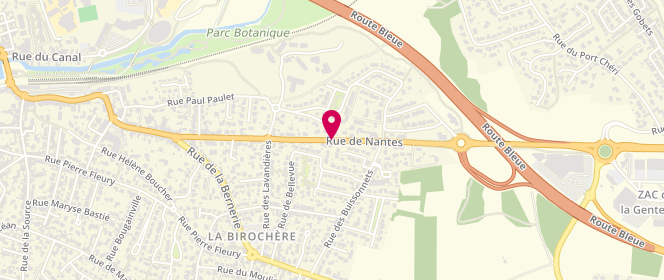 Plan de Intermarche Pornic, Route de Nantes, 44210 Pornic