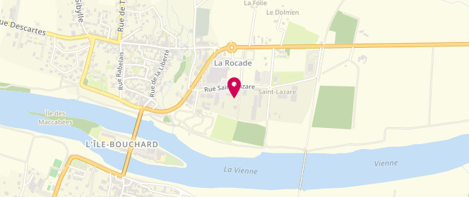 Plan de Super U l'ILE BOUCHARD, Centre Commercial la Rocade, 37220 L'Île-Bouchard