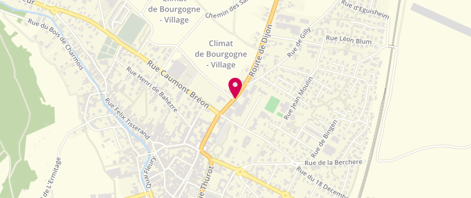 Plan de Colruyt DATS NUITS ST GEORGES, 2 Rue de Bingen, 21700 Nuits-Saint-Georges