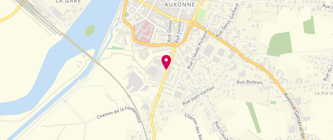 Plan de Intermarche Auxonne, 3 Rue de Labergement, 21130 Auxonne