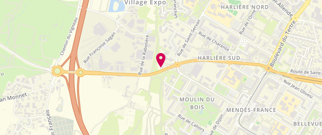 Plan de Access - TotalEnergies, Boulevard Charles de Gaulle, 44800 Saint-Herblain