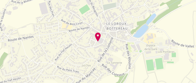 Plan de Intermarché COFIM, Place Bretagne, 44430 Le Loroux-Bottereau
