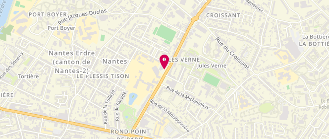 Plan de Access - TotalEnergies, 55 Boulevard J.verne, 44000 Nantes