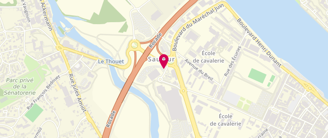 Plan de E.leclerc SAUMUR, 51 Boulevard Marechal Lattre -De-Tassigny, 49400 Saumur