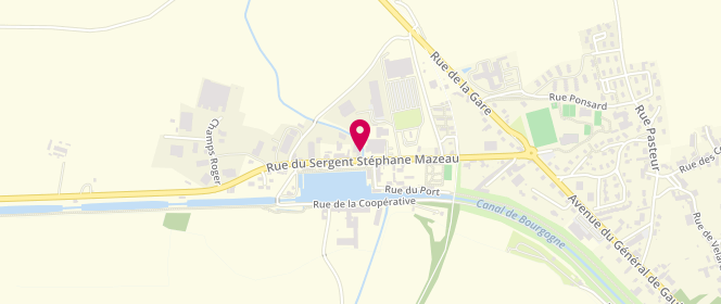 Plan de Station TRUCHOT, 8 Rue du Sergent Mazeau, 21320 Pouilly-en-Auxois