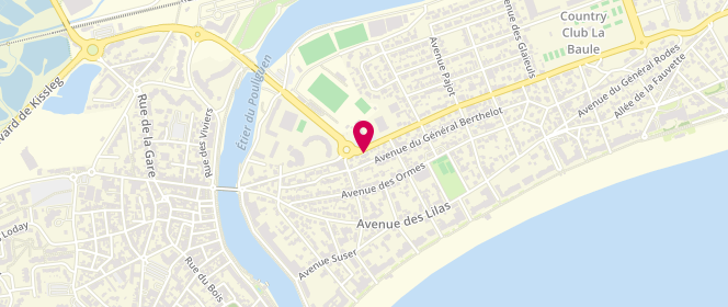 Plan de Access - TotalEnergies, 14 Avenue du Maréchal de Tassigny, 44500 La Baule-Escoublac