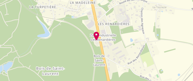 Plan de Access - TotalEnergies, 340 Avenue du Grand Sud- Route Départementale 910, 37170 Chambray-lès-Tours