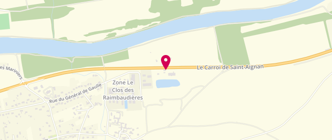 Plan de Access - TotalEnergies, 4 Route de Vierzon, 41400 Saint-Georges-sur-Cher