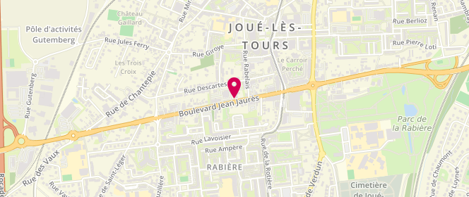 Plan de Access - TotalEnergies, 119-123 Boulevard Jean Jaurès, 37300 Joué-lès-Tours
