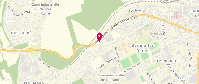 Plan de Intermarche Baume Les Dames, 24 Rue Ernest Nicolas, 25110 Baume-les-Dames