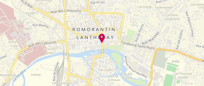 Plan de Super U Romorantin, La Brigaudiere, 41200 Romorantin-Lanthenay