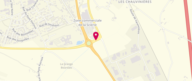 Plan de Super U LONGUE, Route de Saumur, 49160 Longué-Jumelles