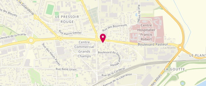 Plan de Esso Express Ancenis Pasteur, Boulevard Pasteur, 44150 Ancenis