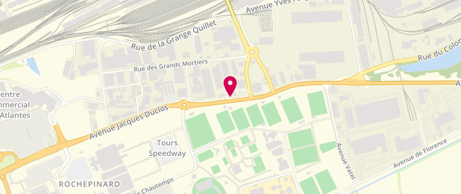 Plan de Access - TotalEnergies, Avenue Jacques Duclos, 37700 Saint-Pierre-des-Corps