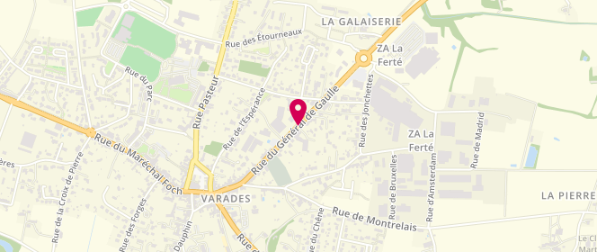 Plan de Garage Peu, 330 Avenue du Général de Gaulle, 44370 Varades