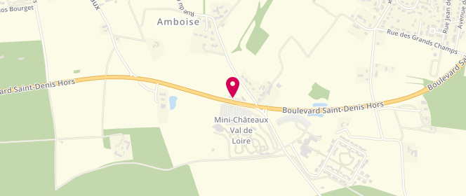 Plan de Access - TotalEnergies, Route de Chenonceaux Rocade Sud, 37400 Amboise