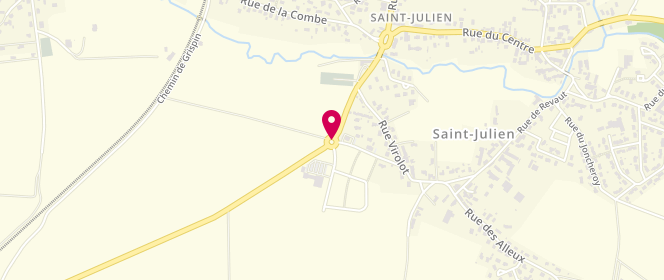 Plan de Carrefour Contact julidis, Zae de la Petite Fin, 21490 Saint-Julien