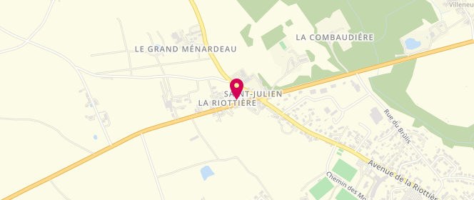 Plan de Intermarché JSE STATION, 28 Bis Village la Riottiere, 49123 Ingrandes-le-Fresne-sur-Loire