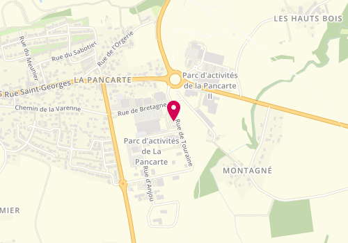 Plan de Intermarche Nort-Sur-Erdre, 1 Rue de Bretagne - Zone Aménagement de la Pancarte, 44390 Nort-sur-Erdre