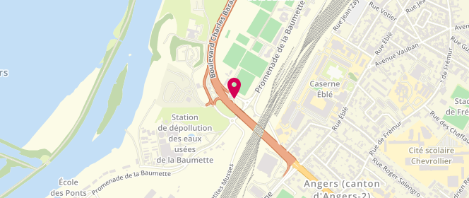 Plan de Access - TotalEnergies, Boulevard Charles Barangé, 49000 Angers