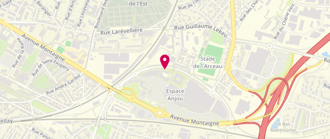 Plan de Casino Hyper Frais Espace Anjou, Rue du Grand Montrejeau, 49000 Angers