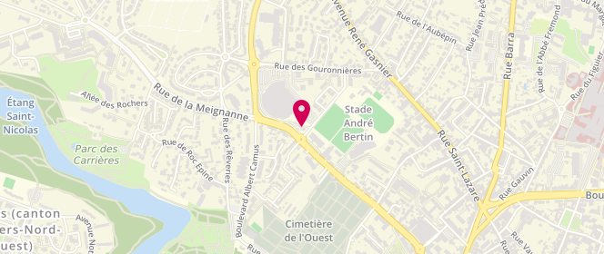 Plan de Centre E.LECLERC ANGERS GOURONNIERES, Boulevard Albert Camus, 49100 Angers