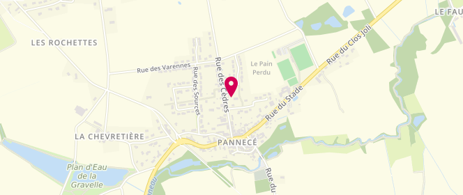 Plan de Carrefour contact Riaille, 23 Rue des Chenes, 44440 Riaillé