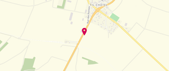 Plan de Eni Agip Tilchatel Rn 74, Route de Langres, 21120 Til-Châtel