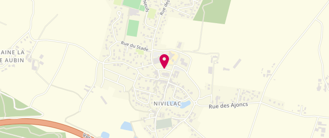 Plan de Carrefour Market, Routes de Nantes, 56130 Nivillac