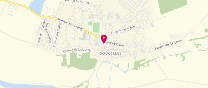 Plan de Carrefour Contact Soucelles, 11 Rue du Vieux Port, 49140 Soucelles