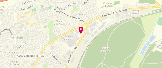 Plan de Leclerc HERDIS, 6 Faubourg de Belfort, 70400 Héricourt