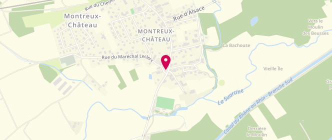 Plan de Colruyt DATS MONTREUX, 2 Rue de la Libération, 90130 Montreux-Château