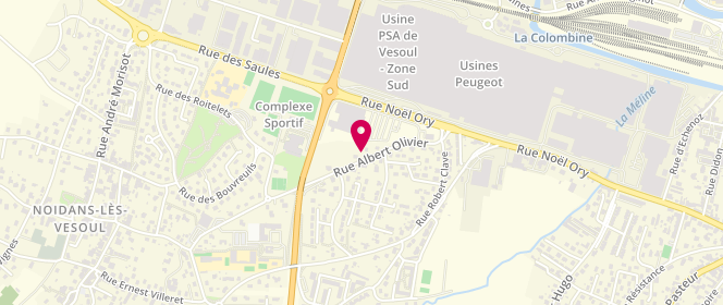 Plan de Leclerc NOIDIS, Rue Olivier Albert, 70000 Noidans-lès-Vesoul