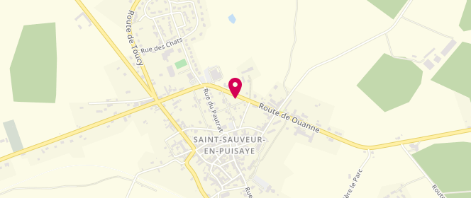 Plan de Avia Xpress, Route de Ouanne, 89520 Saint-Sauveur-en-Puisaye