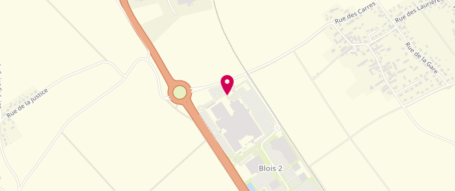 Plan de Cora Blois, Route de Vendôme, 41000 Villebarou