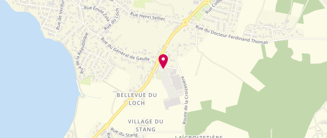 Plan de Intermarche Port-Louis, Route de la Croizetière, 56670 Riantec