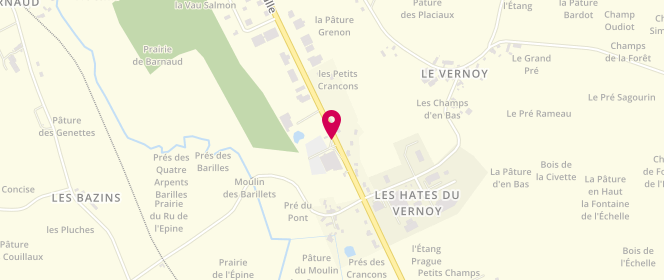 Plan de Intermarche Toucy, Avenue du Général de Gaulle, 89130 Toucy
