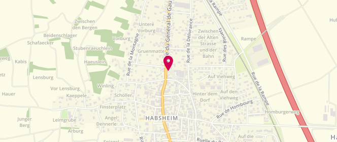 Plan de Intermarché Habsheim, 63 Rue du Général de Gaulle, 68440 Habsheim