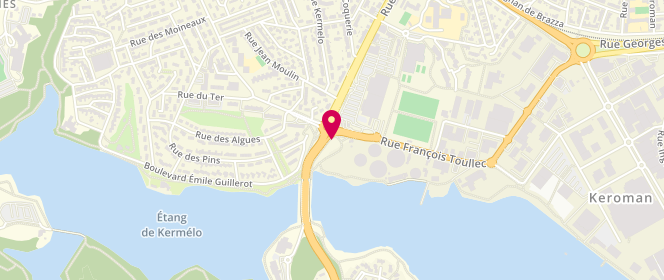 Plan de Casino Carburant, Rue Monistrol, 56100 Lorient